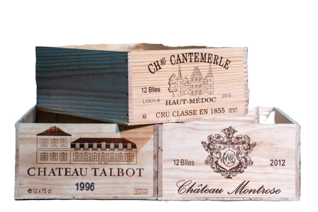 12 Bottle French Wine Box