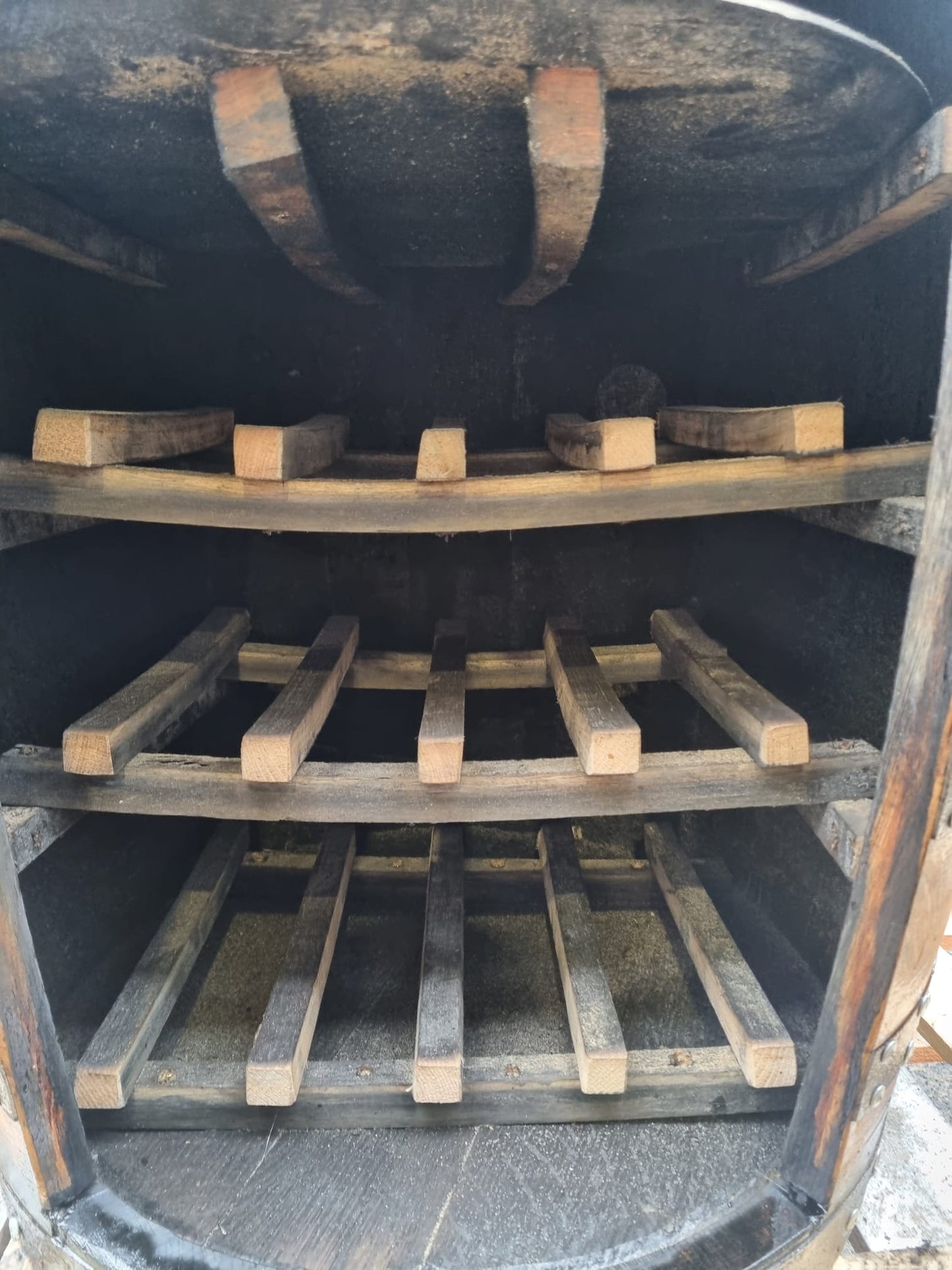 All in One Bourbon Barrel Cabinet