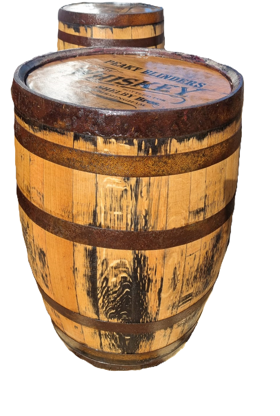 BRANDED Refurbished and Varnished Bourbon Barrel