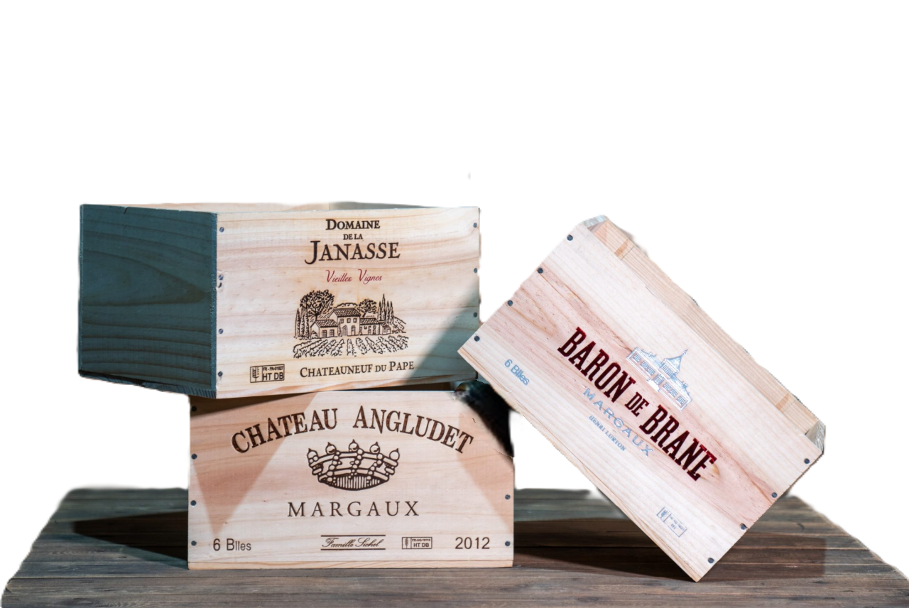 6 Bottle French Wine Box - Reclaimed