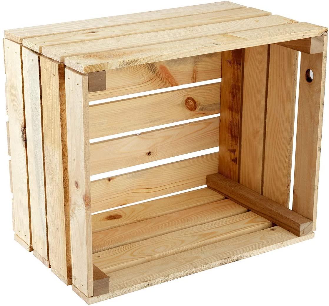 Plain European Apple Crates - Reproduction