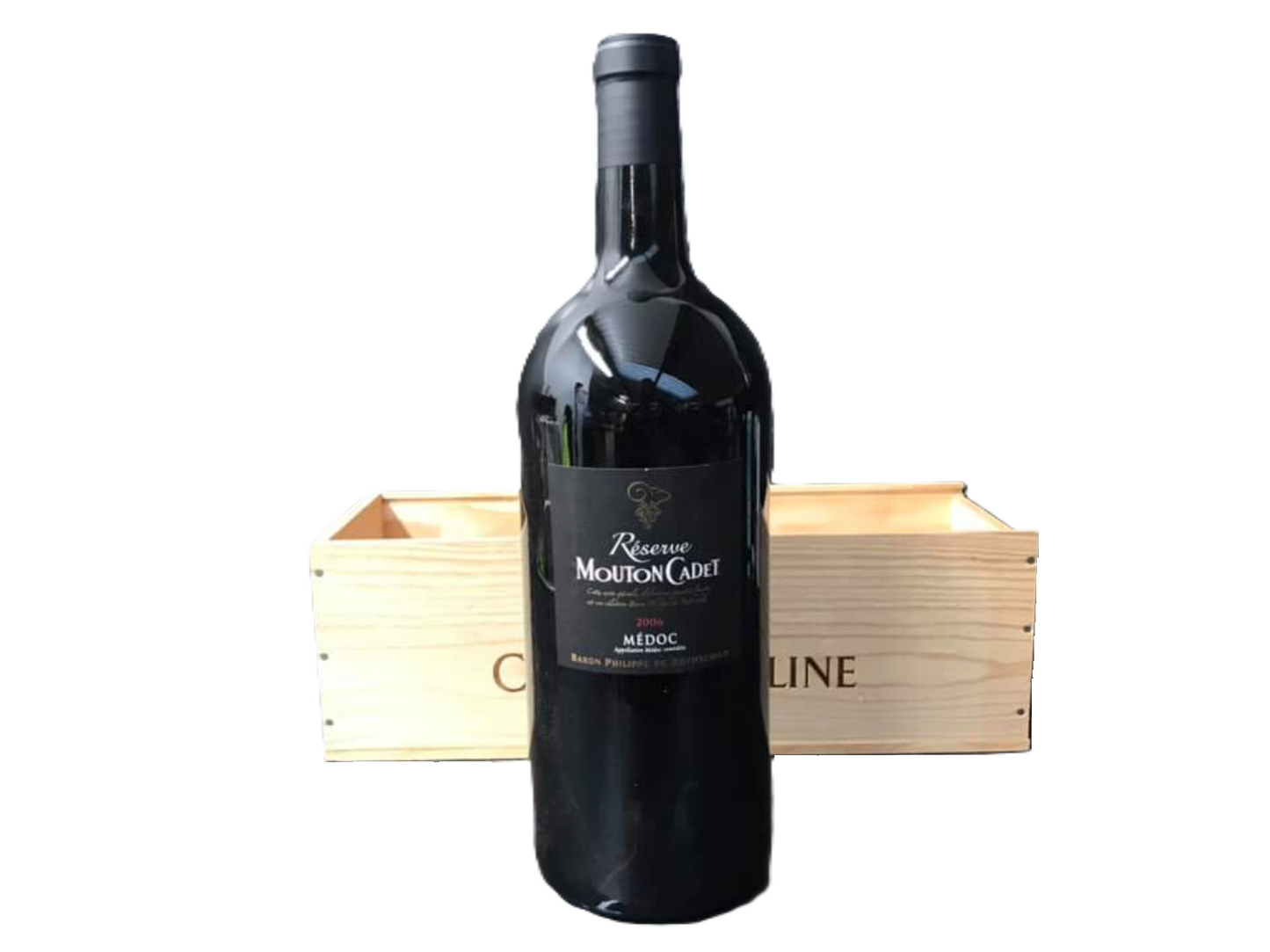 Dummy Bottle in Single French Wine Box – Rothschild