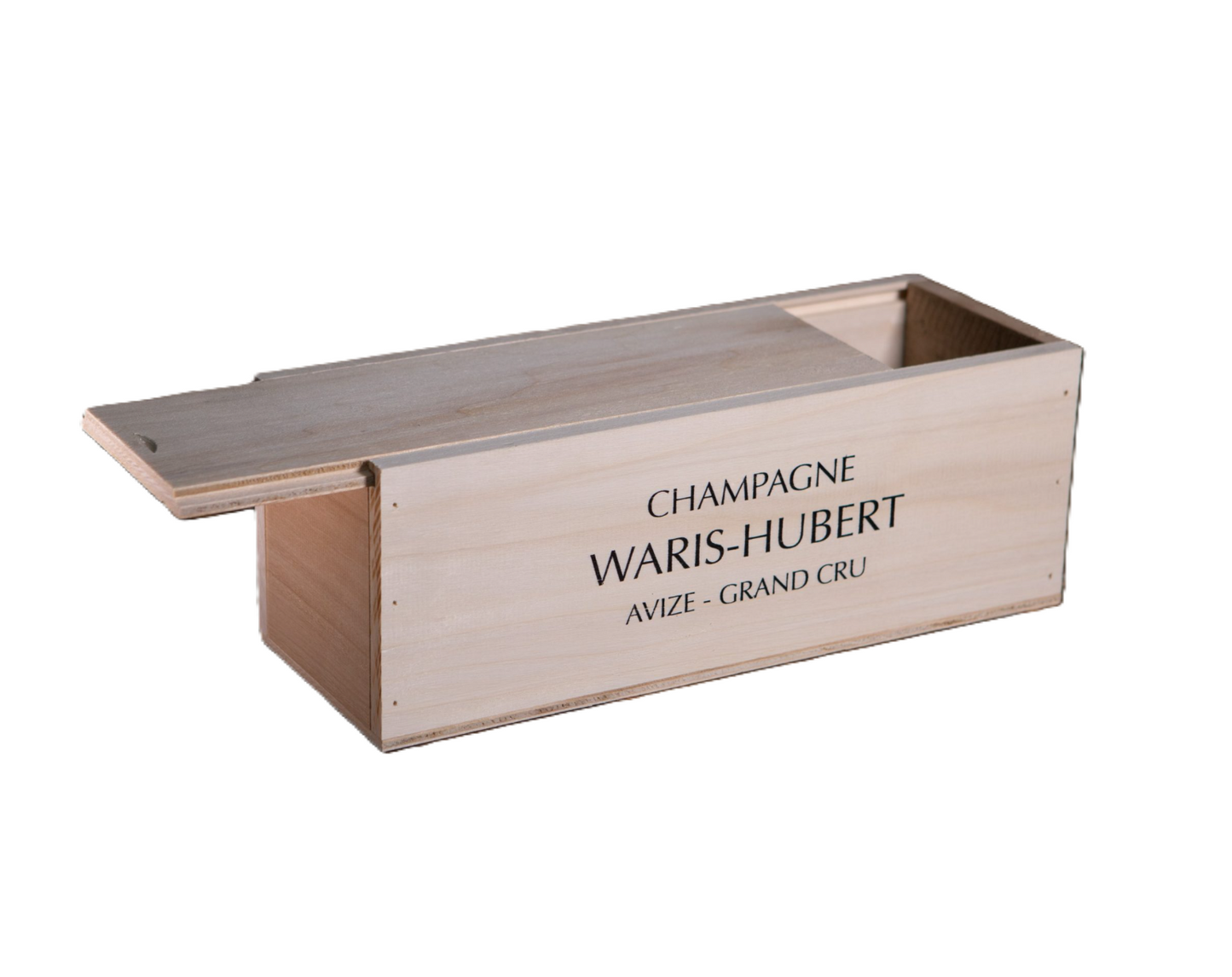 Single Bottle French Wine Box with Lid