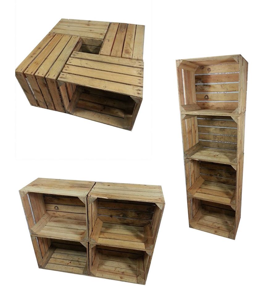 Reclaimed European Apple Crates
