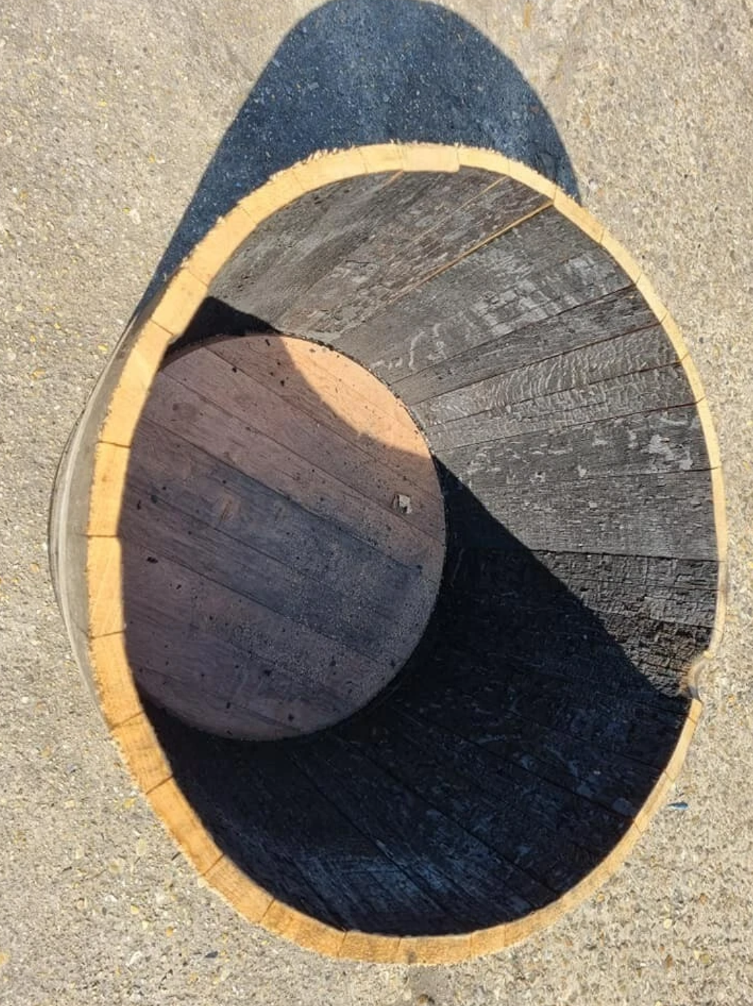 Half Wine Barrel