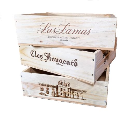 3 Bottle French Wine Boxes