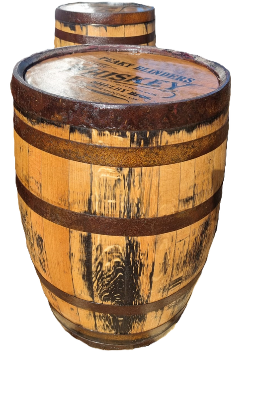 BRANDED Refurbished and Varnished Bourbon Barrel