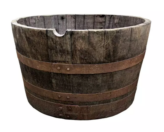 Half Hogshead Whiskey Barrel