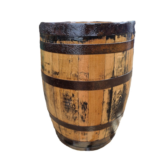 Refurbished and Varnished Bourbon Barrel